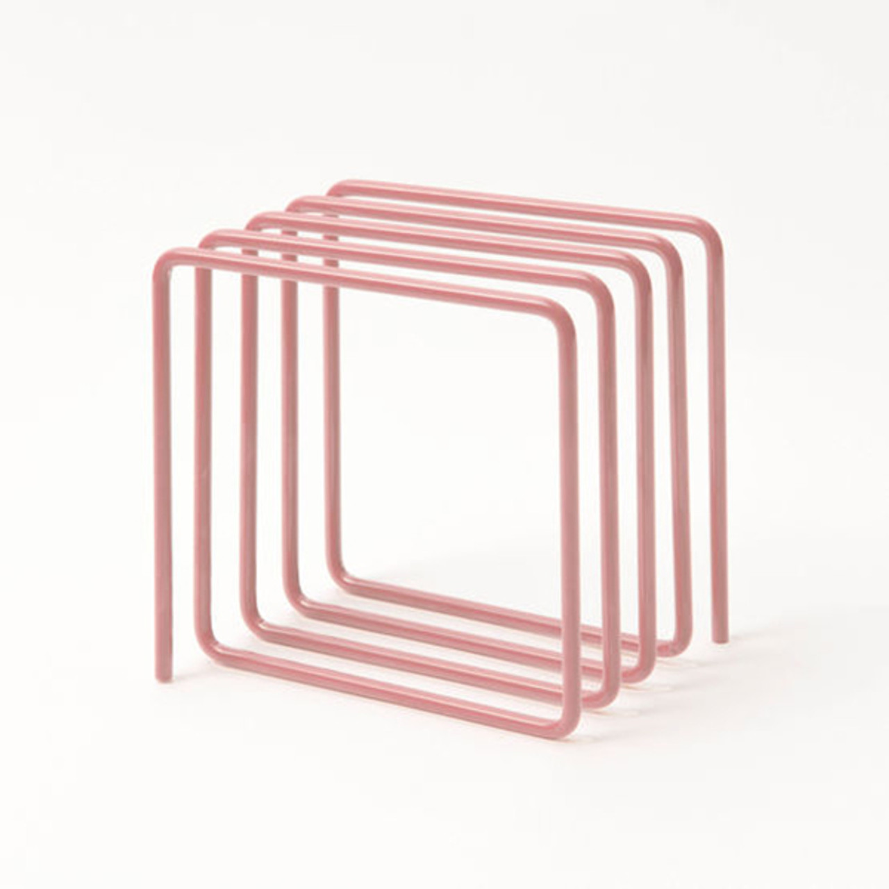 Pink loop magazine rack